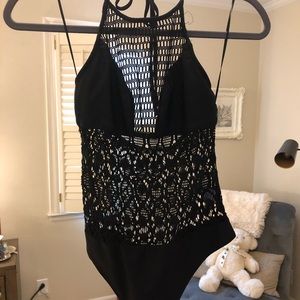 Mesh Black Bodysuit